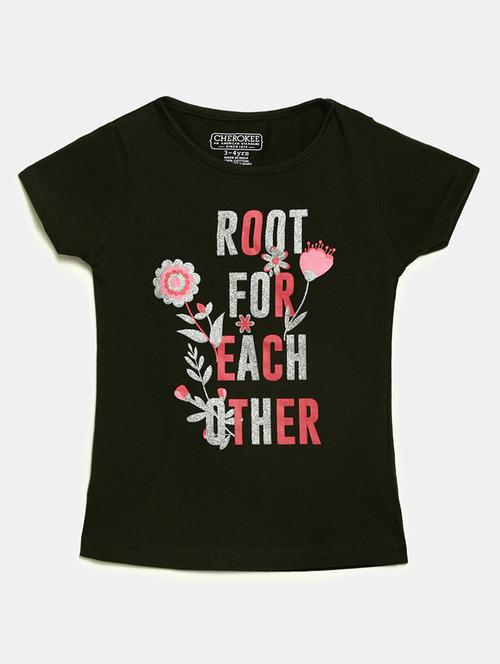 girls printed regular tee - 19430897 - Very Small Image - 1