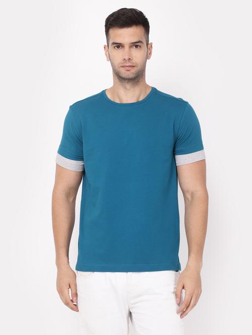 round neck solid regular t-shirt - 19430968 - Very Small Image - 1
