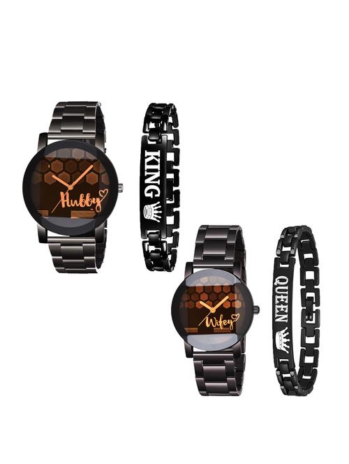 hubby wifey combo watch with bracelet - 19431204 - Very Small Image - 1