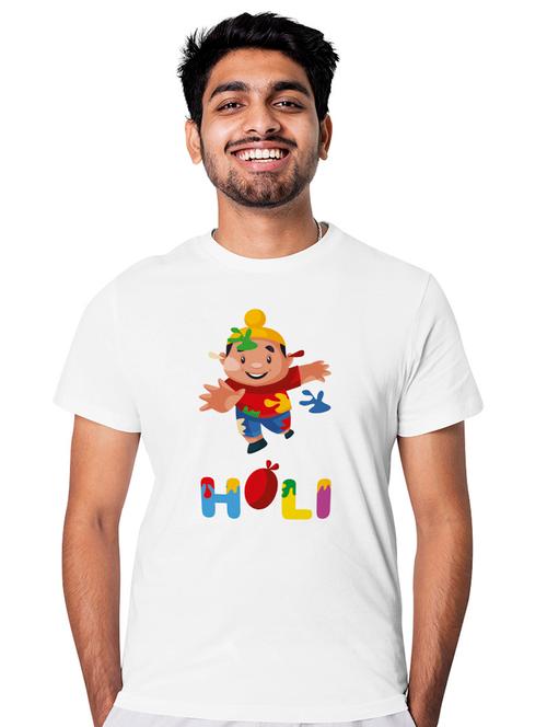 printed polyester holi t-shirts - 19431375 - Very Small Image - 1