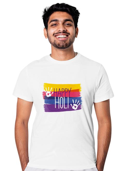 printed polyester holi t-shirts - 19431379 - Very Small Image - 1