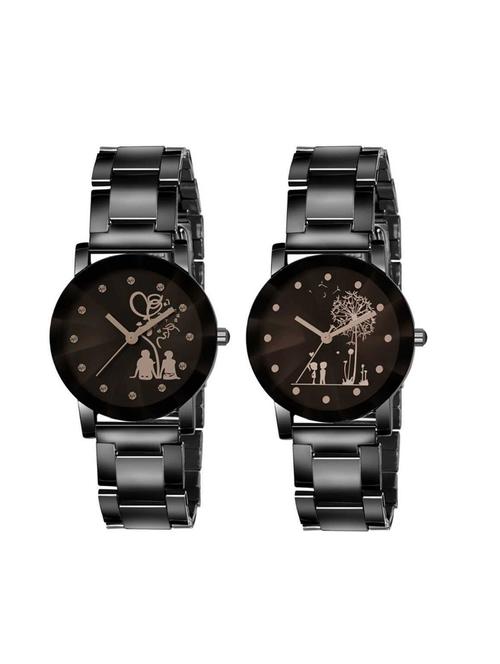 combo pack of stainless steel watch - 19431459 - Very Small Image - 1