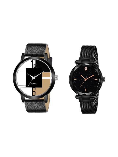 combo pack of leatherette watch - 19431517 - Very Small Image - 1