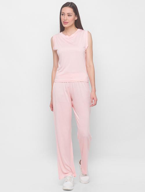 women solid night suit set - 19432075 - Very Small Image - 1