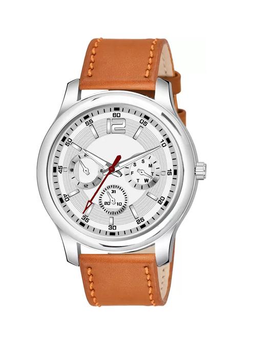 white leatherette watch - 19432094 - Very Small Image - 1