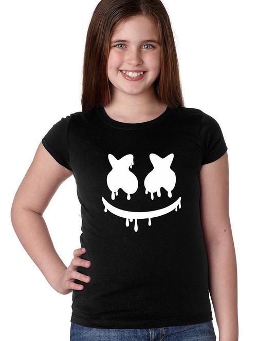 girls round neck printed regular t-shirt - 19433643 - Very Small Image - 1