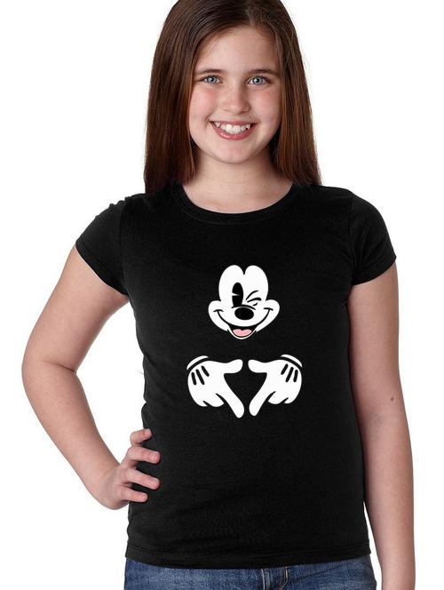 girls round neck printed regular t-shirt - 19433645 - Very Small Image - 1