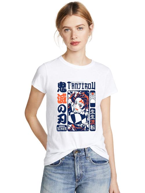 white printed t-shirt - 19434336 - Very Small Image - 1