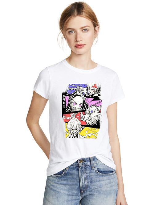 white printed t-shirt - 19434340 - Very Small Image - 1