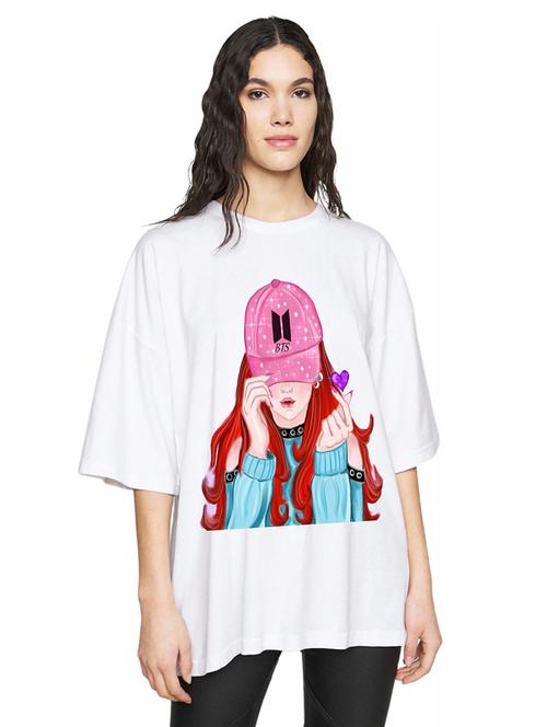 girls round neck printed regular tee - 19434480 - Very Small Image - 1