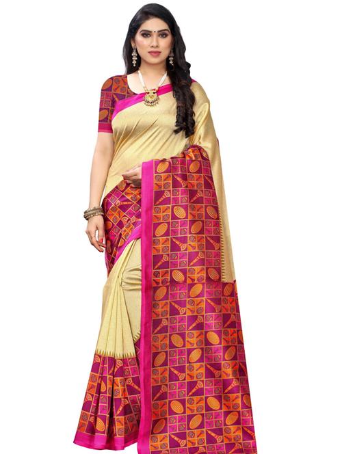 self design printed saree - 19434600 - Very Small Image - 1