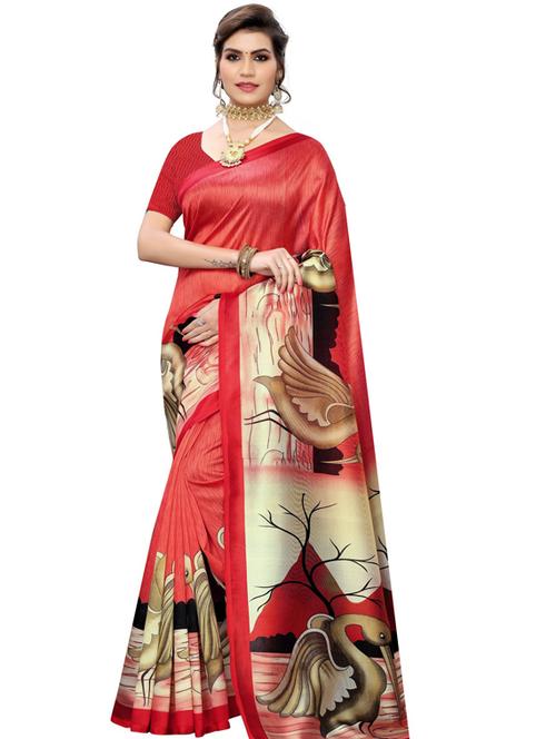 self design printed saree - 19434674 - Very Small Image - 1