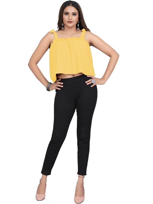 yellow solid regular top - 19435458 - Very Small Image - 1