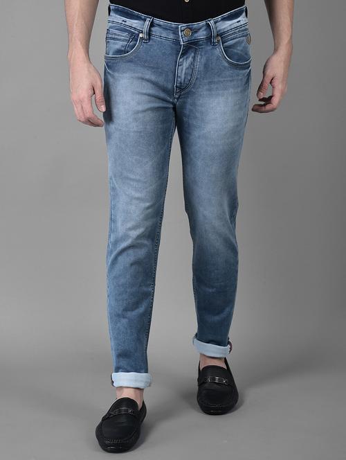 low rise light washed denim jean - 19435821 - Very Small Image - 1