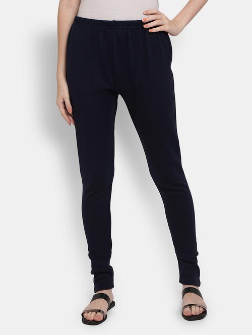 navy blue cotton leggings - 19436159 - Very Small Image - 1