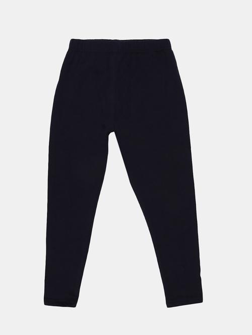 girls mid rise solid legging - 19436375 - Very Small Image - 1