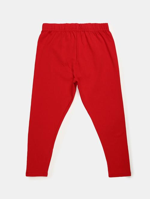 girls mid rise solid legging - 19436384 - Very Small Image - 1