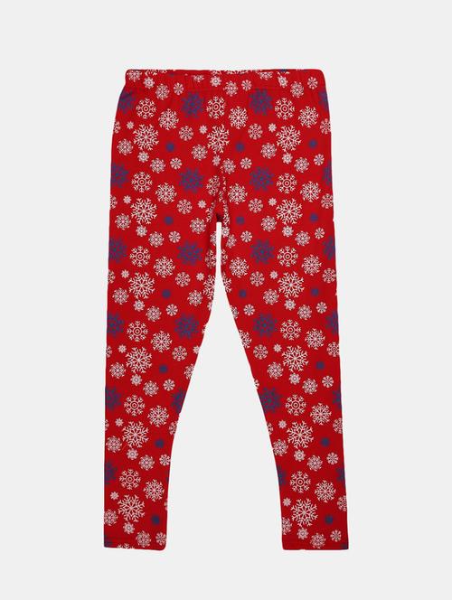 girls mid rise printed legging - 19436431 - Very Small Image - 1