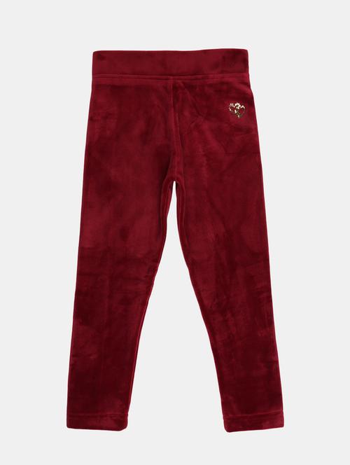 girls mid rise solid legging - 19436467 - Very Small Image - 1