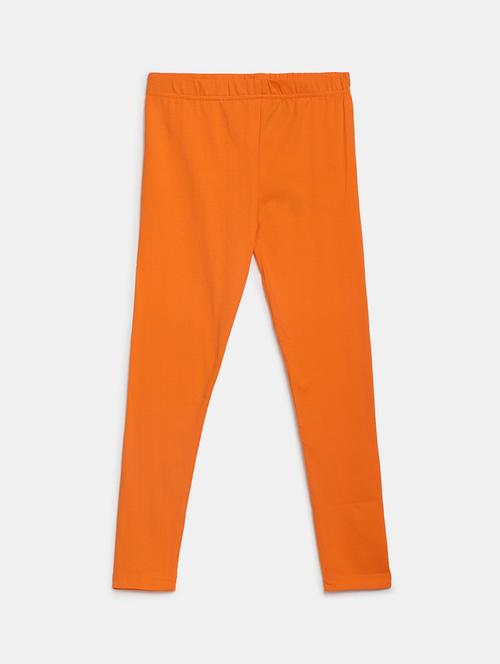 girls mid rise solid legging - 19436479 - Very Small Image - 1