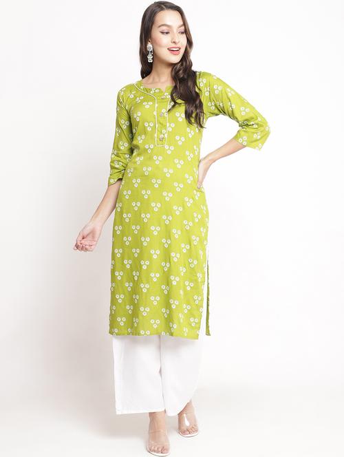 printed kurta palazzo set - 19436690 - Very Small Image - 1
