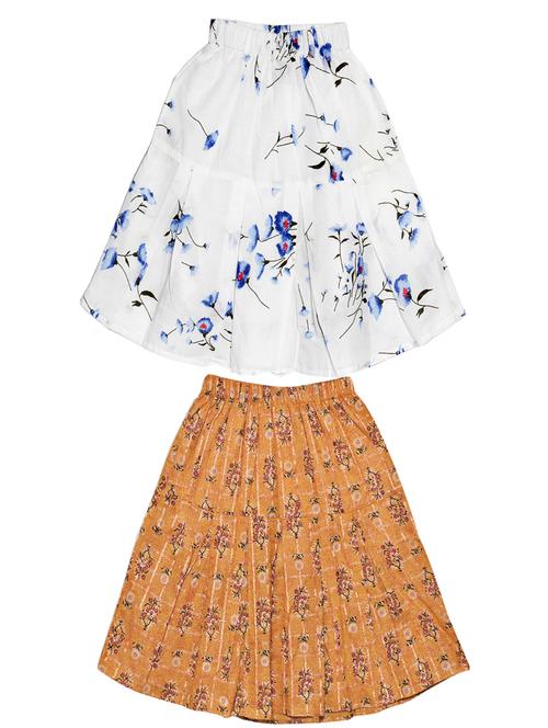 girls pack of 2 printed a-line skirt - 19436703 - Very Small Image - 1