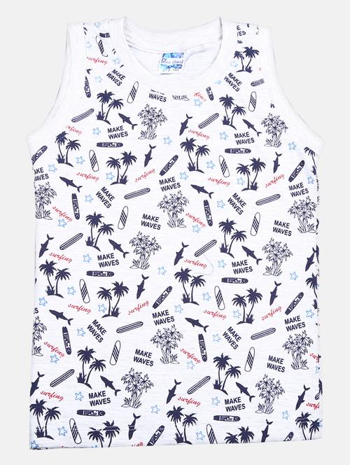 kids grey cotton vest - 19436793 - Very Small Image - 1