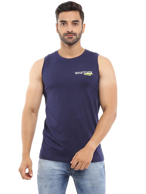 round neck printed vest - 19436819 - Very Small Image - 1