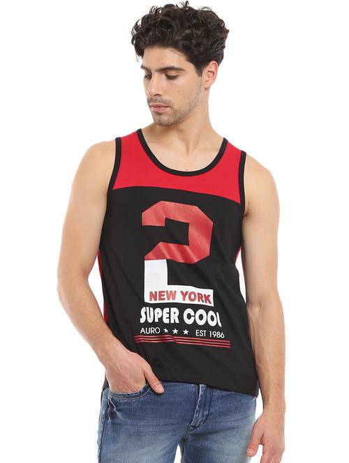 round neck color block vest - 19436827 - Very Small Image - 1