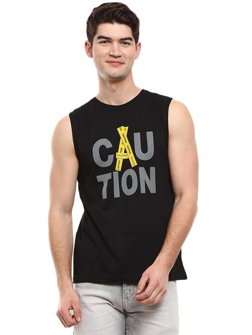 round neck printed vest - 19436836 - Very Small Image - 1