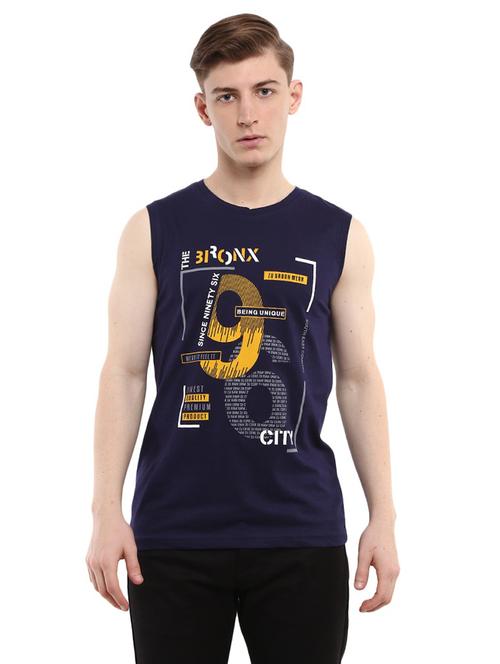 round neck printed vest - 19436847 - Very Small Image - 1