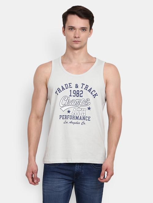 round neck printed vest - 19436871 - Very Small Image - 1
