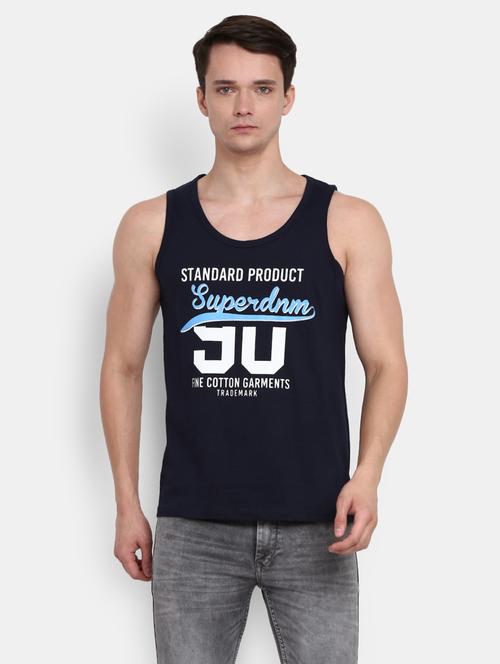 round neck printed vest - 19436872 - Very Small Image - 1