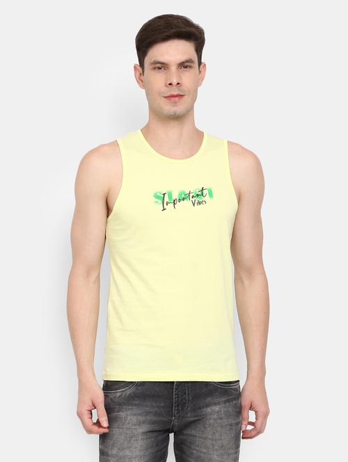 round neck printed vest - 19436940 - Very Small Image - 1
