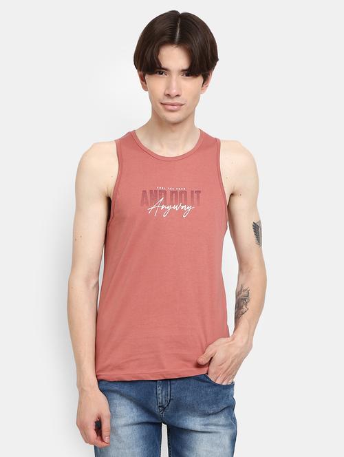 round neck printed vest - 19436942 - Very Small Image - 1