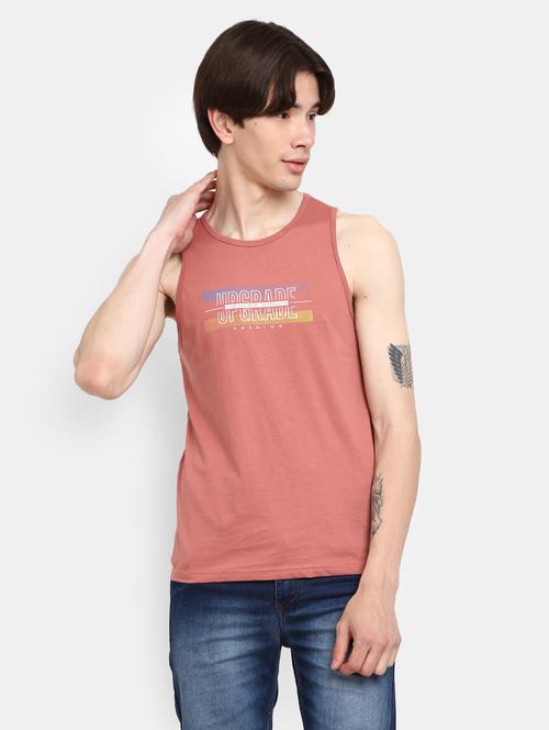 round neck printed vest - 19436944 - Very Small Image - 1