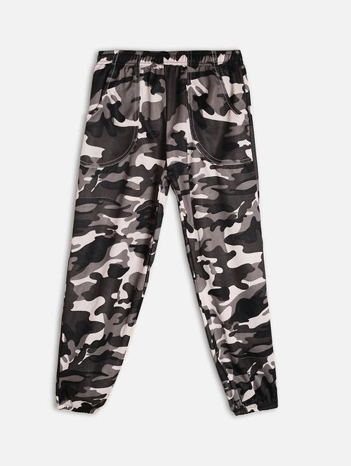 boys mid rise printed track pant - 19436993 - Very Small Image - 1