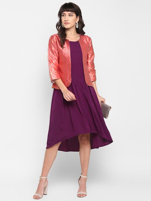self design ethnic jacket - 19437508 - Very Small Image - 1