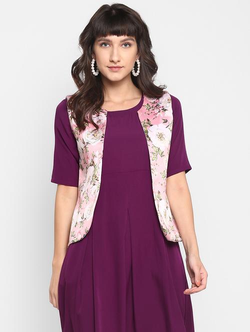 floral ethnic jacket - 19437511 - Very Small Image - 1