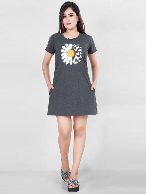 women printed nightwear tee - 19437539 - Very Small Image - 1