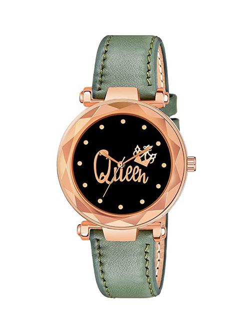 green leatherette watch - 19439855 - Very Small Image - 1