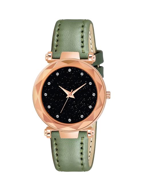 green leatherette watch - 19440030 - Very Small Image - 1