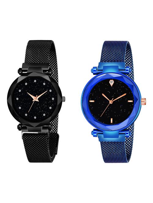 girls pack of 2 stainless steel watches - 19440344 - Very Small Image - 1