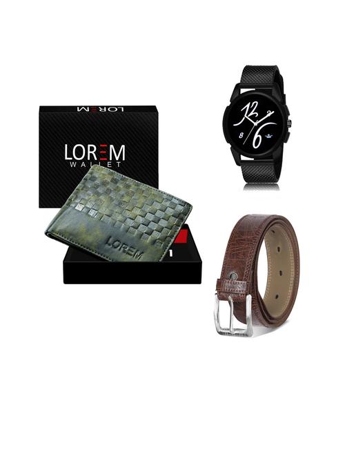 belt, wallet & watch gift combo - 19441417 - Very Small Image - 1