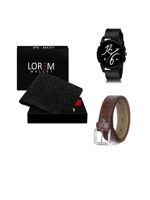 belt, wallet & watch gift combo - 19441419 - Very Small Image - 1