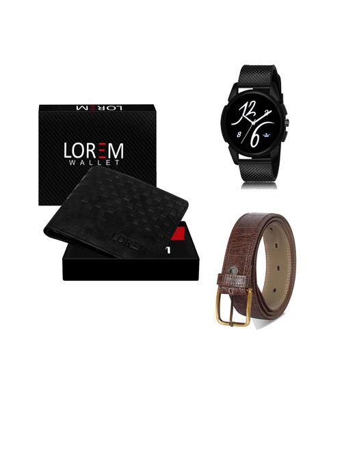 belt, wallet & watch gift combo - 19441420 - Very Small Image - 1