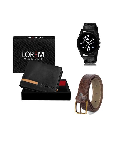 belt, wallet & watch gift combo - 19441438 - Very Small Image - 1