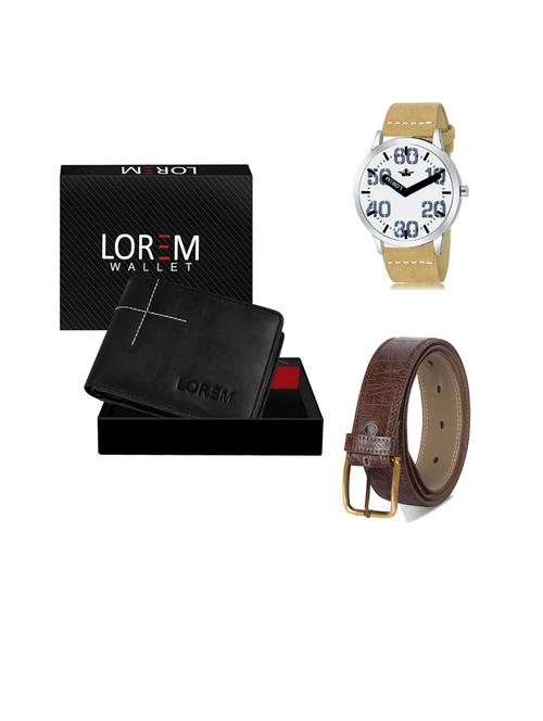 belt, wallet & watch gift combo - 19441696 - Very Small Image - 1