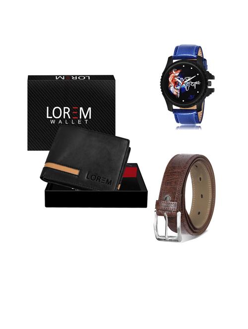 belt, wallet & watch gift combo - 19442791 - Very Small Image - 1