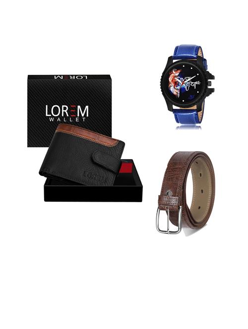 belt, wallet & watch gift combo - 19442807 - Very Small Image - 1